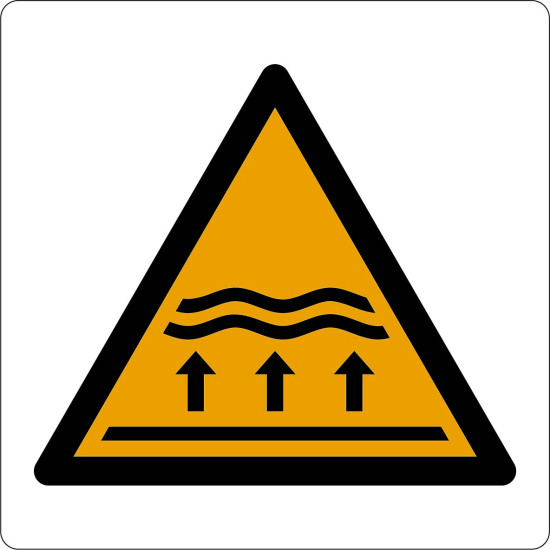 Attenzione; zona di inondazione