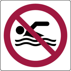 non nuotare - no swimming