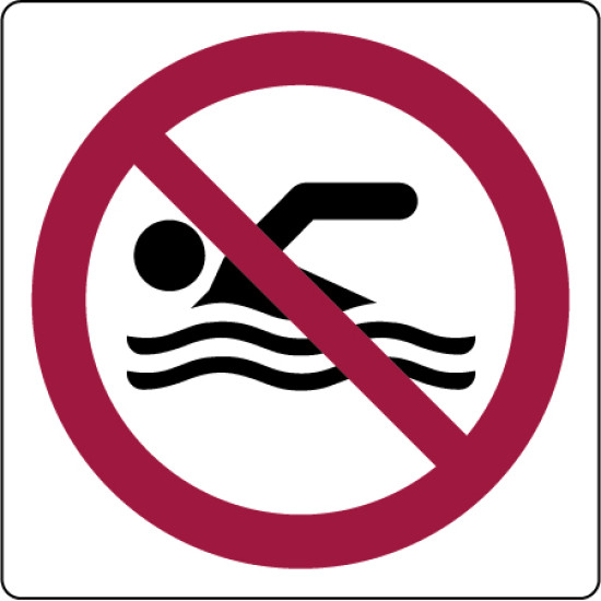 non nuotare - no swimming