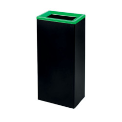 Cestino per la raccolta differenziata - cornice verde