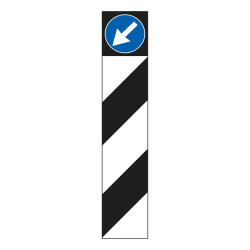 Paletto di segnalazione ostacolo fisso Paletto di segnalazione ostacolo fisso