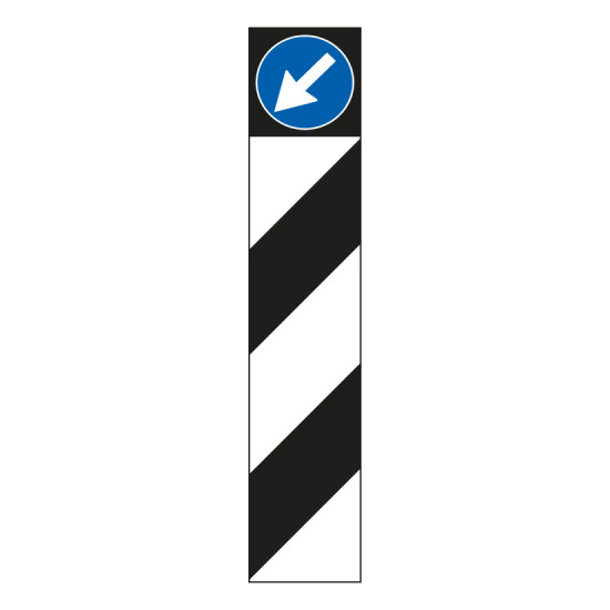 Paletto di segnalazione ostacolo fisso