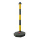 Paletto mobile in PVC con base riempibile Paletto mobile in PVC con base riempibile