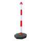 Paletto mobile in PVC con base riempibile Paletto mobile in PVC con base riempibile