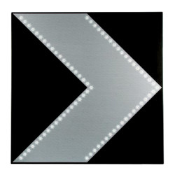 Delineatore modulare di curva sequenziale a led - Visual