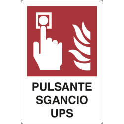Pulsante sgancio ups