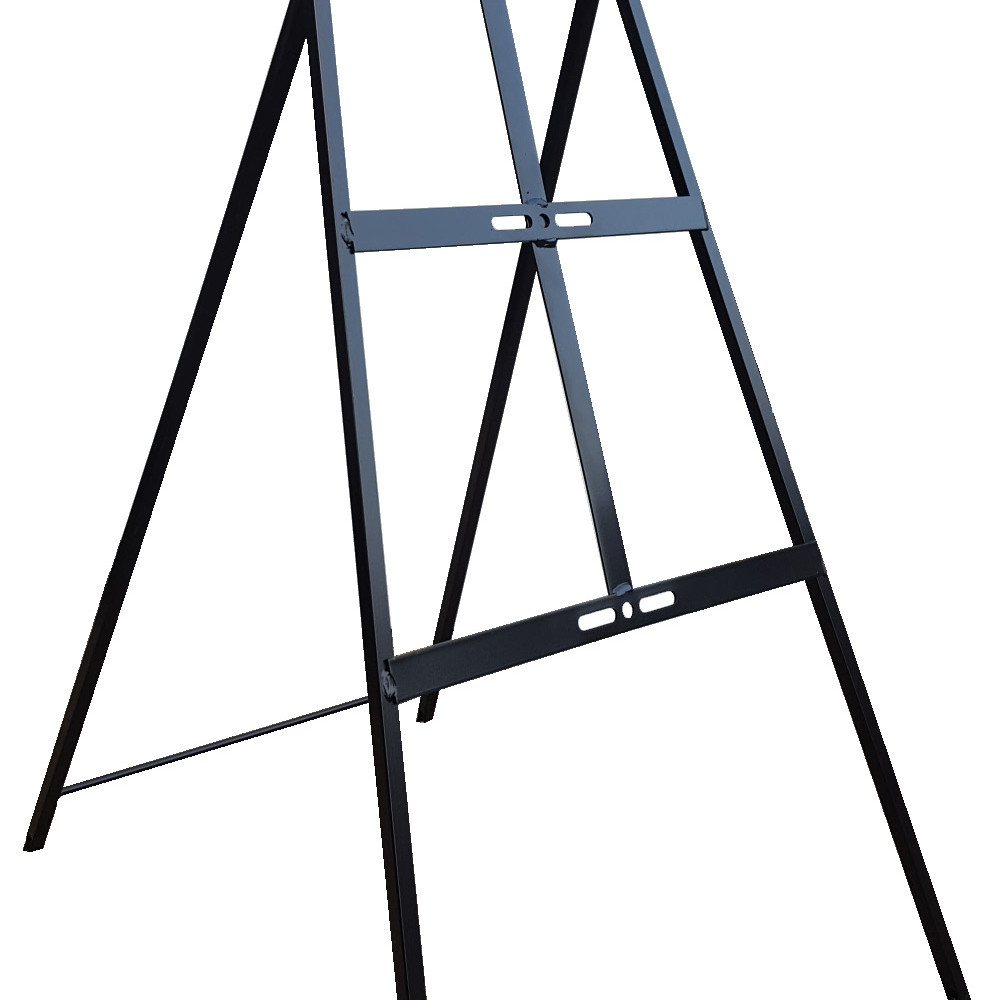 Supporto da cavalletto bianco per display per insegne e poster