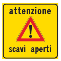 Attenzione scavi aperti