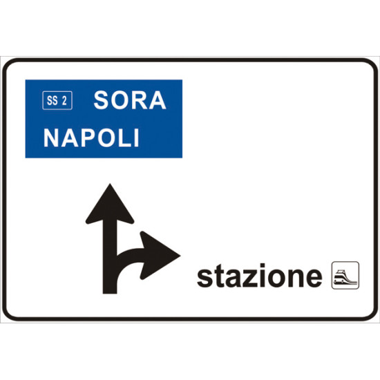 Segnale di preavviso di intersezione urbana