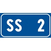 Segnale identificazione strada statale