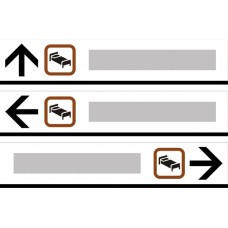 Segnali di direzione alberghieri