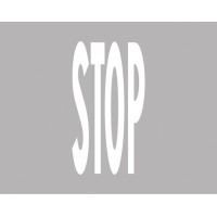 Iscrizione di STOP per strade extraurbane