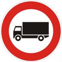 Transito vietato ai veicoli di massa a pieno carico superiore a 3,5 tonnellate